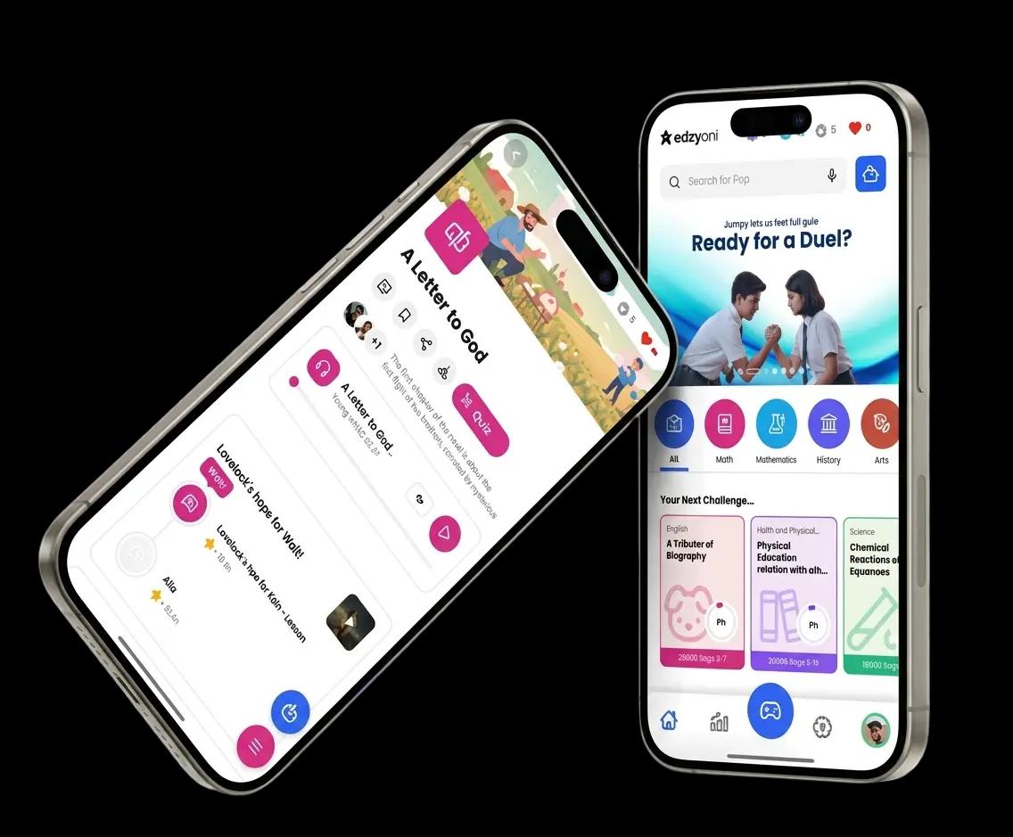 Edzy mobile app preview