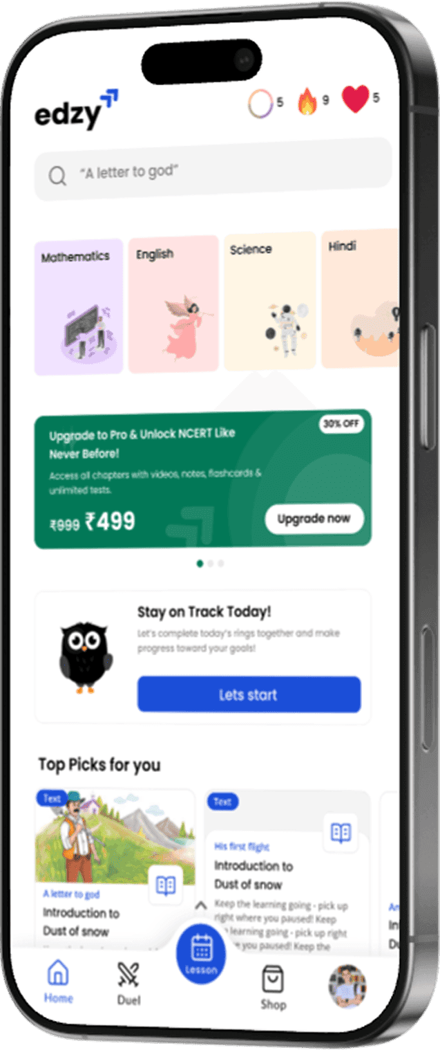 Edzy AI - Learn, Practice, and Score higher in CBSE with AI