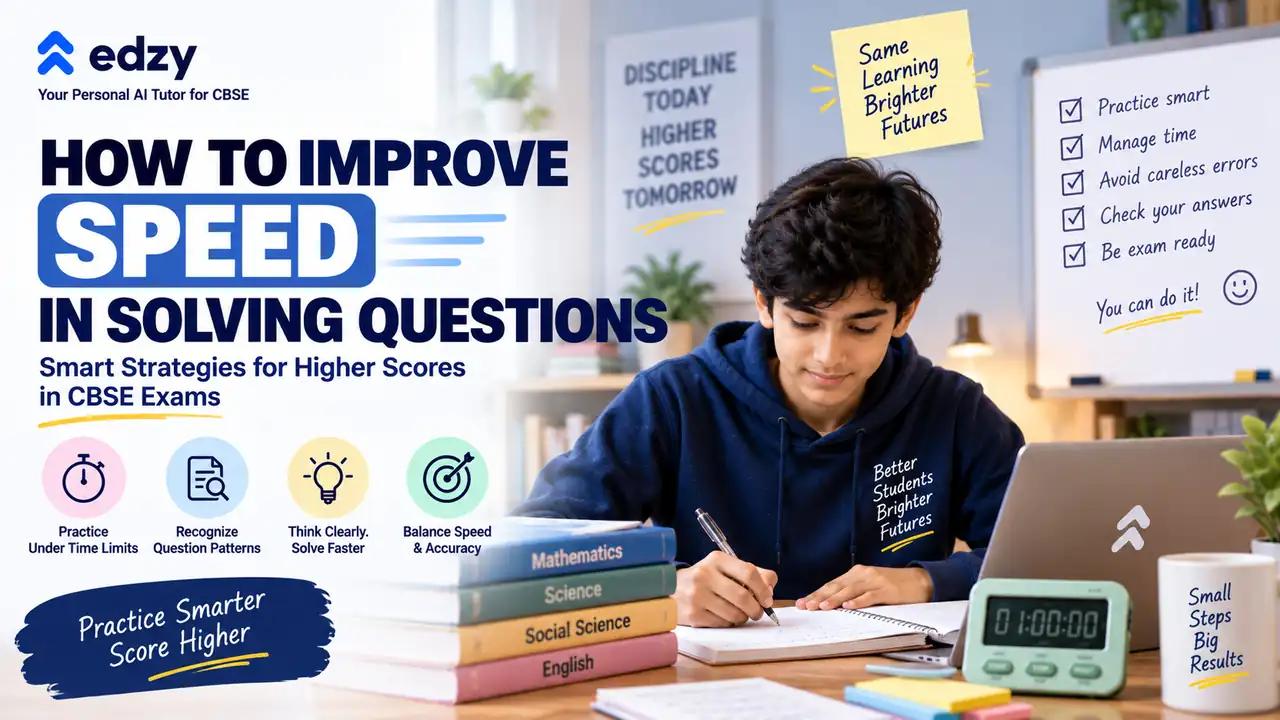 How to Improve Your Speed in Solving Questions Before Exams How to Improve Your Speed in Solving Questions Before Exams