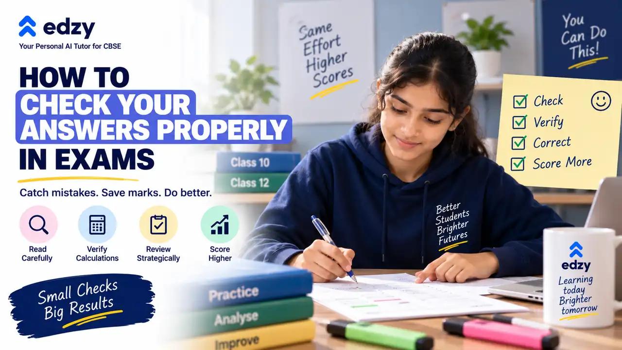 How to Check Your Answers Properly in Exams How to Check Your Answers Properly in Exams