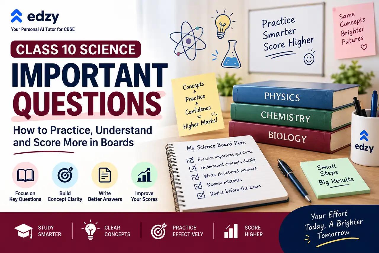 Class 10 Science Important Questions: How to Practice Them for Boards Class 10 Science Important Questions: How to Practice Them for Boards