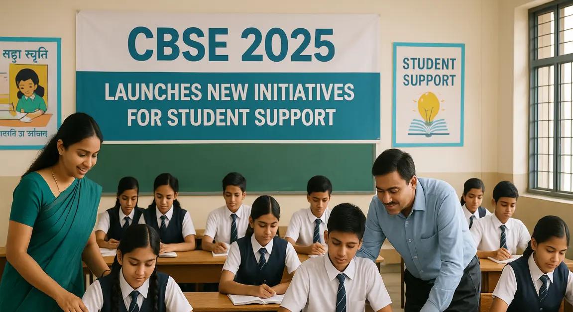 CBSE launches new initiatives for Student support for the 2025 academic year CBSE launches new initiatives for Student support for the 2025 academic year
