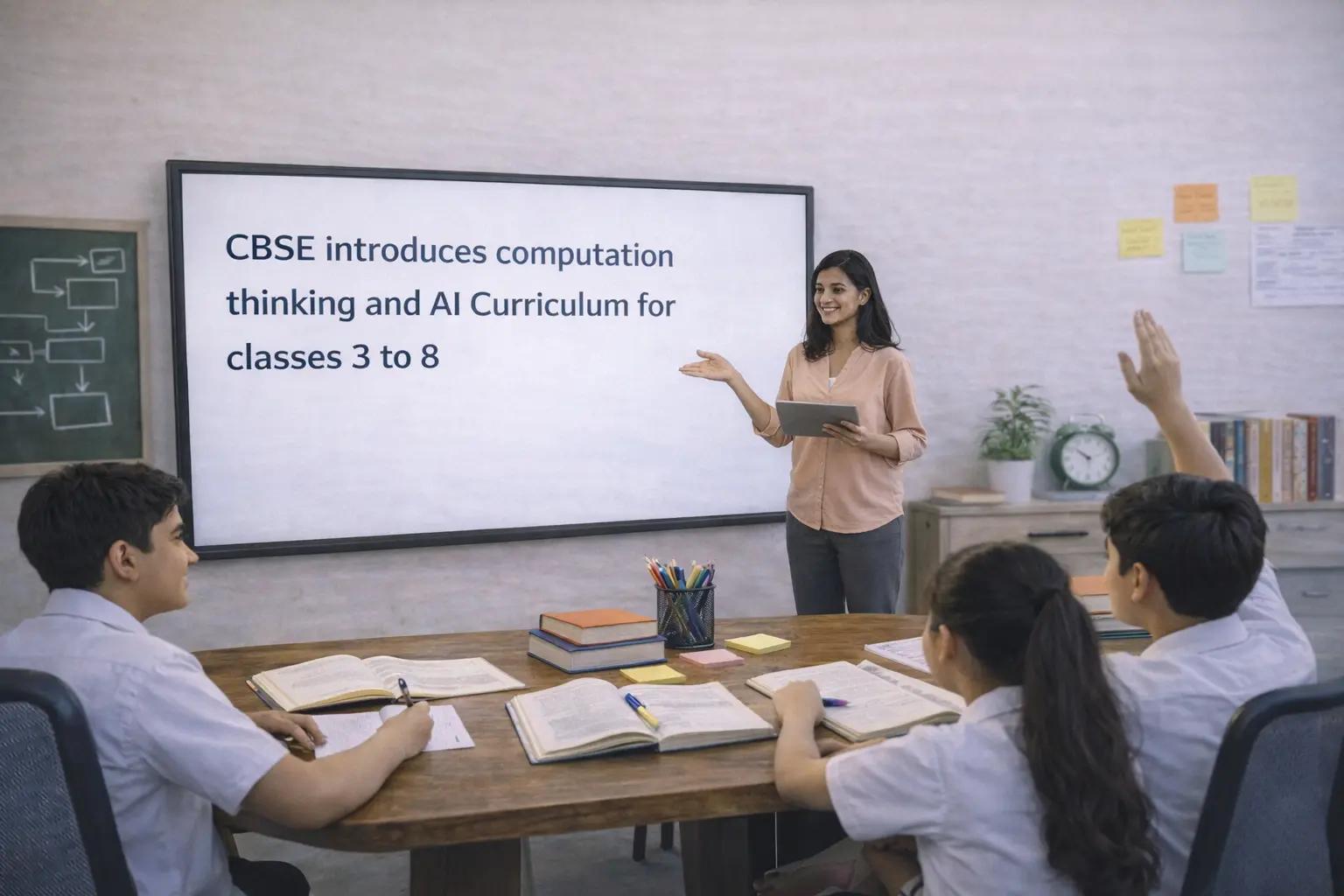 CBSE Introduces Computational Thinking and AI Curriculum for Classes 3 to 8 CBSE Introduces Computational Thinking and AI Curriculum for Classes 3 to 8
