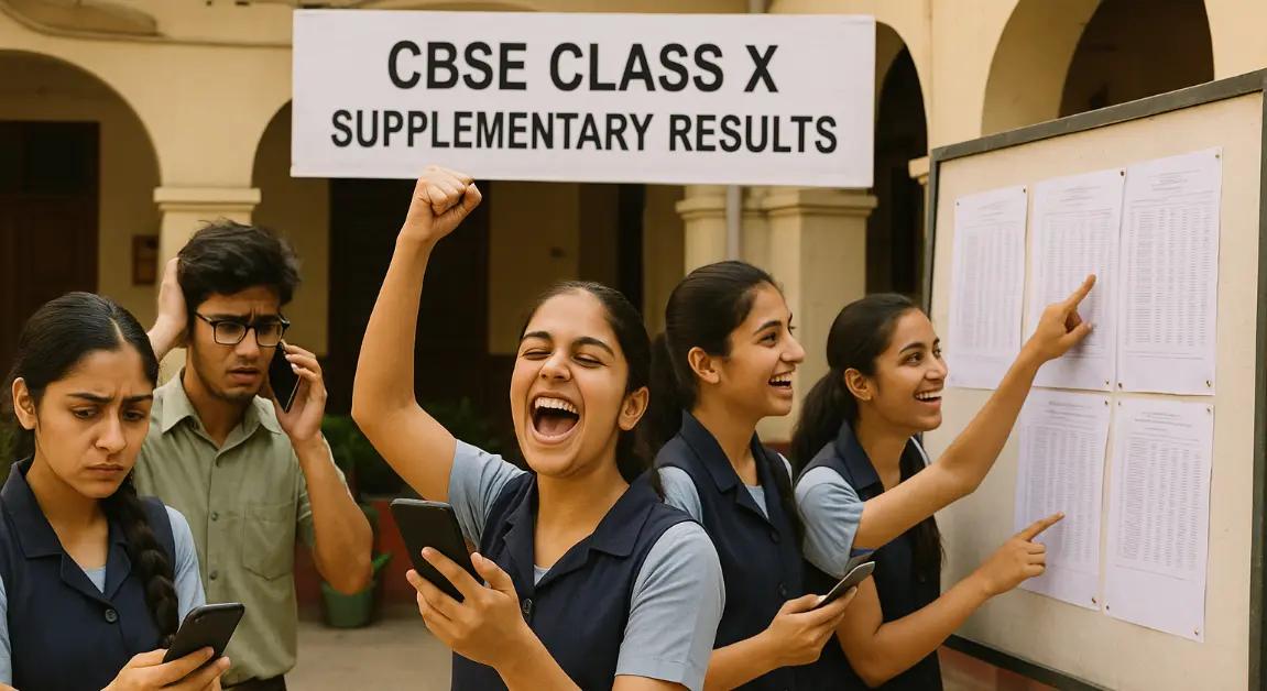 CBSE Class X Supplementary Results 2025 Declared: 48.68% Overall Pass Percentage CBSE Class X Supplementary Results 2025 Declared: 48.68% Overall Pass Percentage