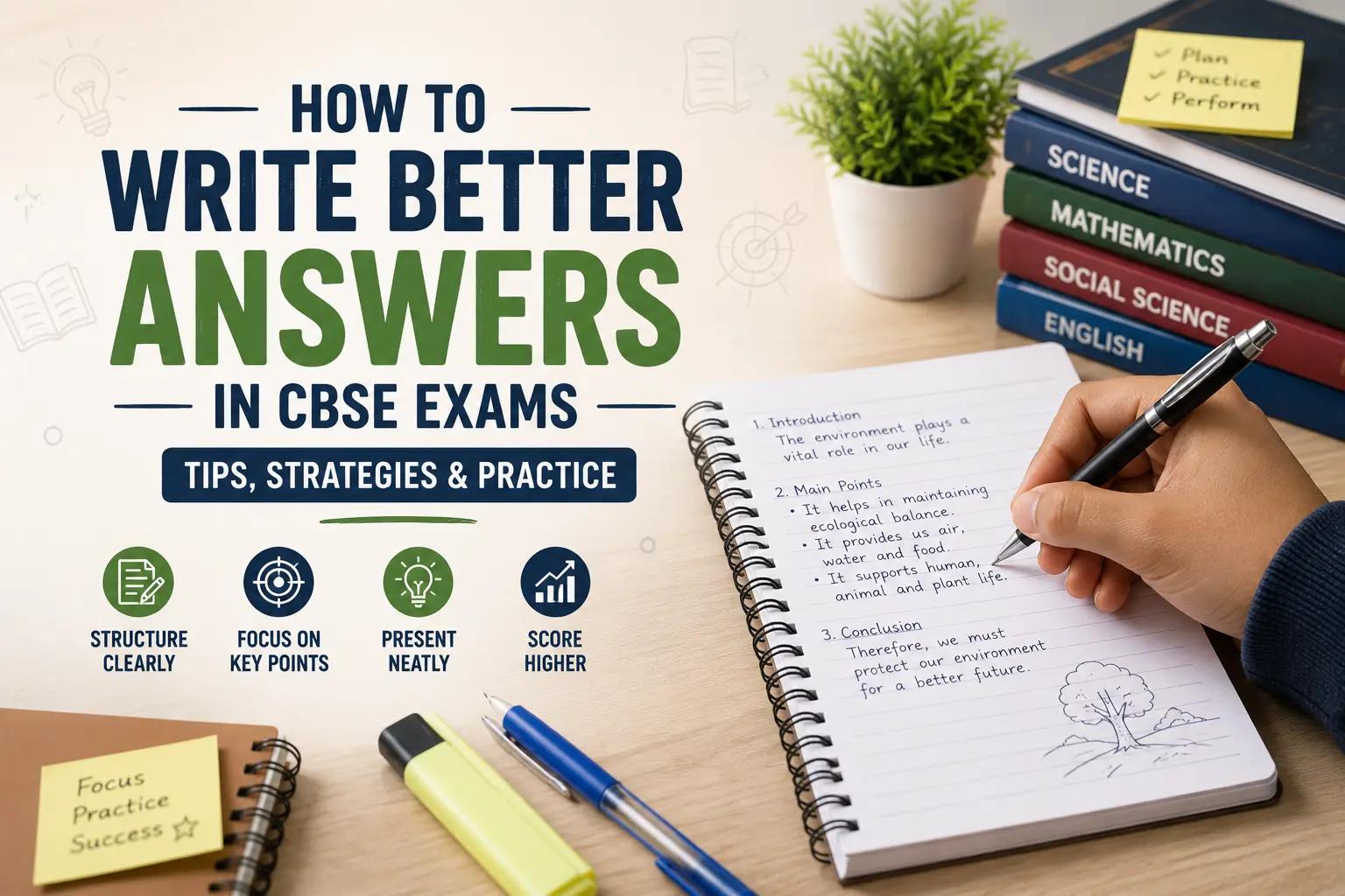 How to Improve Your Writing Answers in CBSE Exams How to Improve Your Writing Answers in CBSE Exams