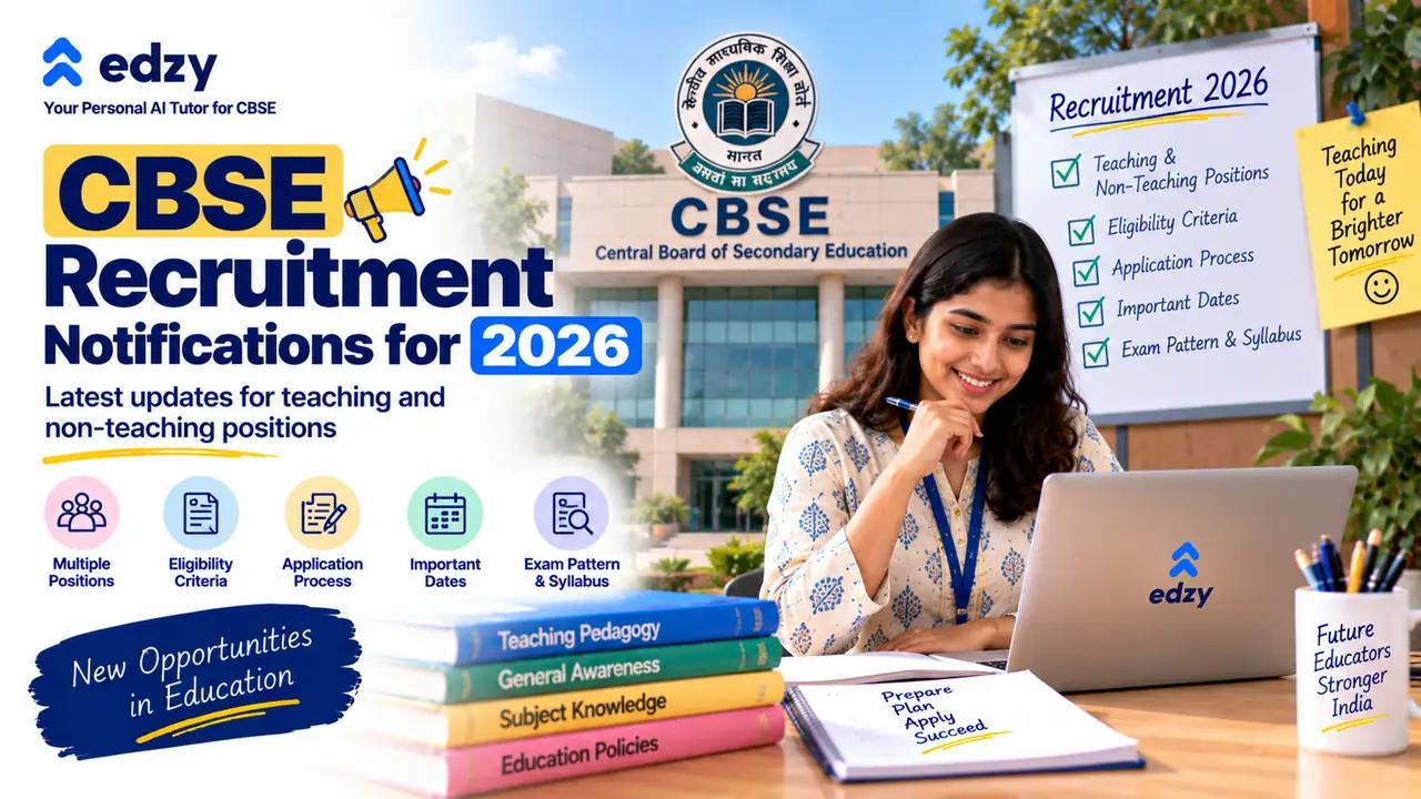 CBSE Recruitment Updates: Latest Announcements for 2026 CBSE Recruitment Updates: Latest Announcements for 2026