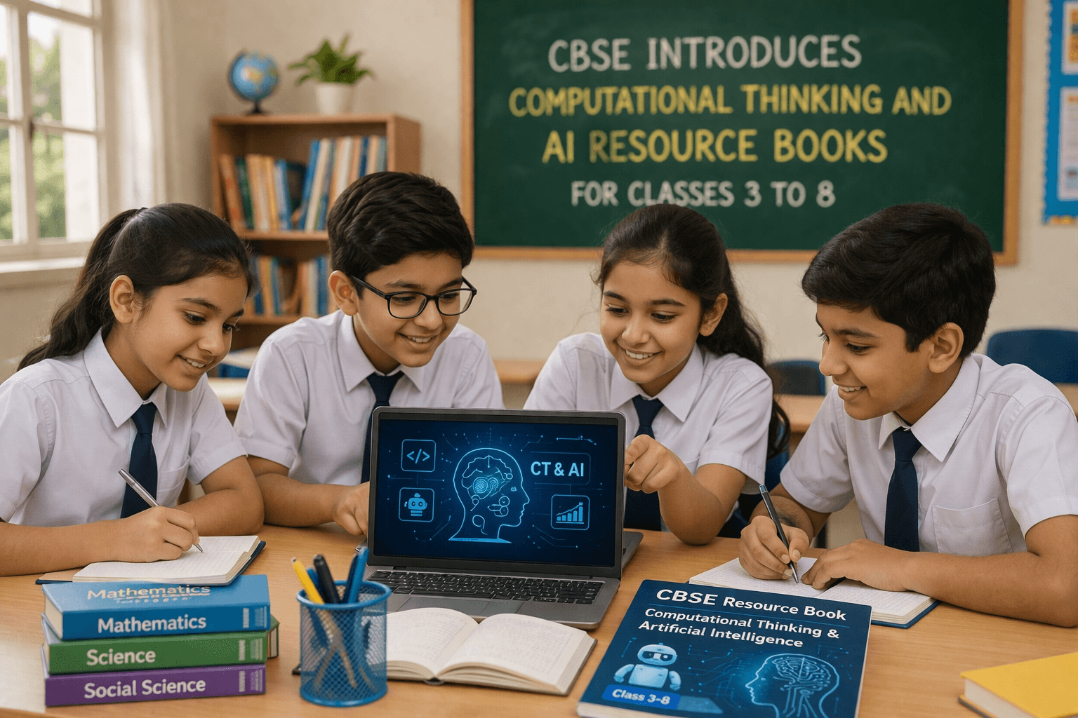 CBSE Introduces Resource Books for Computational Thinking and Artificial Intelligence for Classes 3 to 8 CBSE Introduces Resource Books for Computational Thinking and Artificial Intelligence for Classes 3 to 8