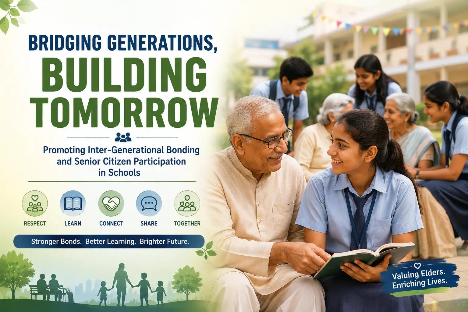Promoting Inter-Generational Bonding in Schools: A New Initiative by CBSE Promoting Inter-Generational Bonding in Schools: A New Initiative by CBSE