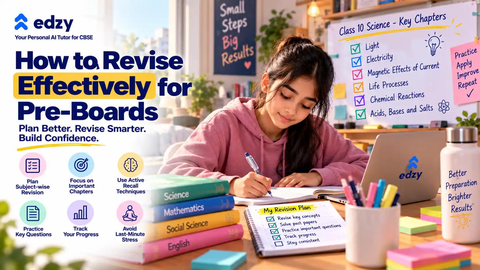 Class 10 Science: How to Revise All Chapters Before Pre-Boards Class 10 Science: How to Revise All Chapters Before Pre-Boards