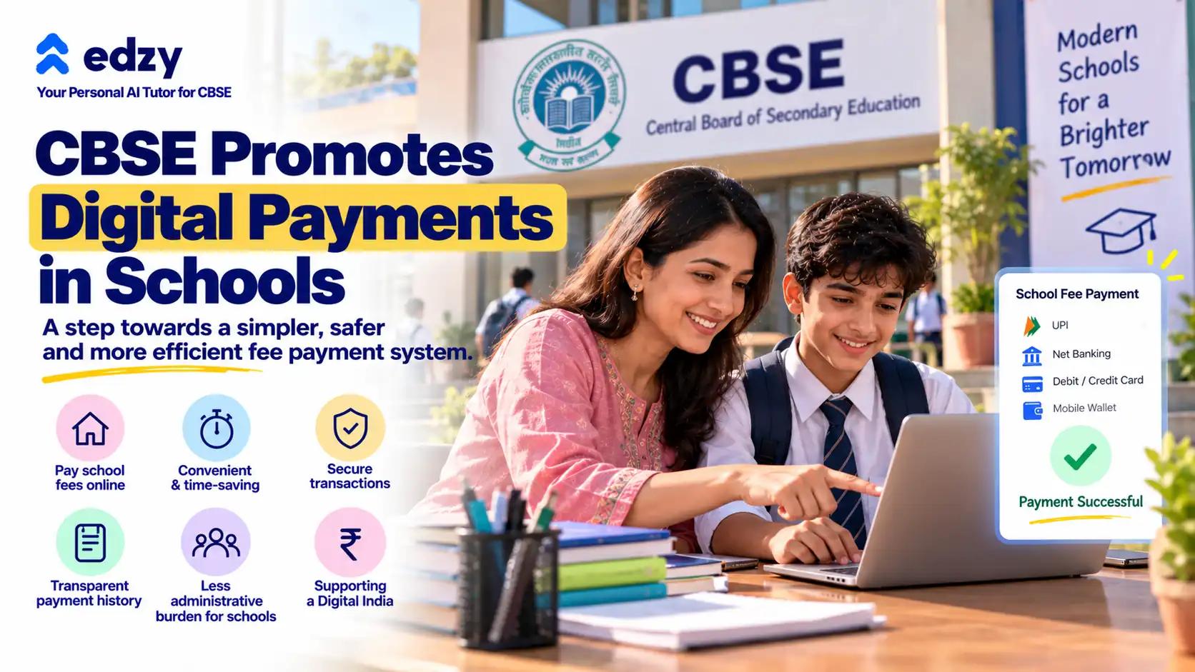 CBSE Promotes Digital Payments in Schools: A Step Towards Modernization CBSE Promotes Digital Payments in Schools: A Step Towards Modernization
