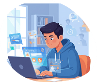 Plays live rounds illustration Plays live rounds illustration